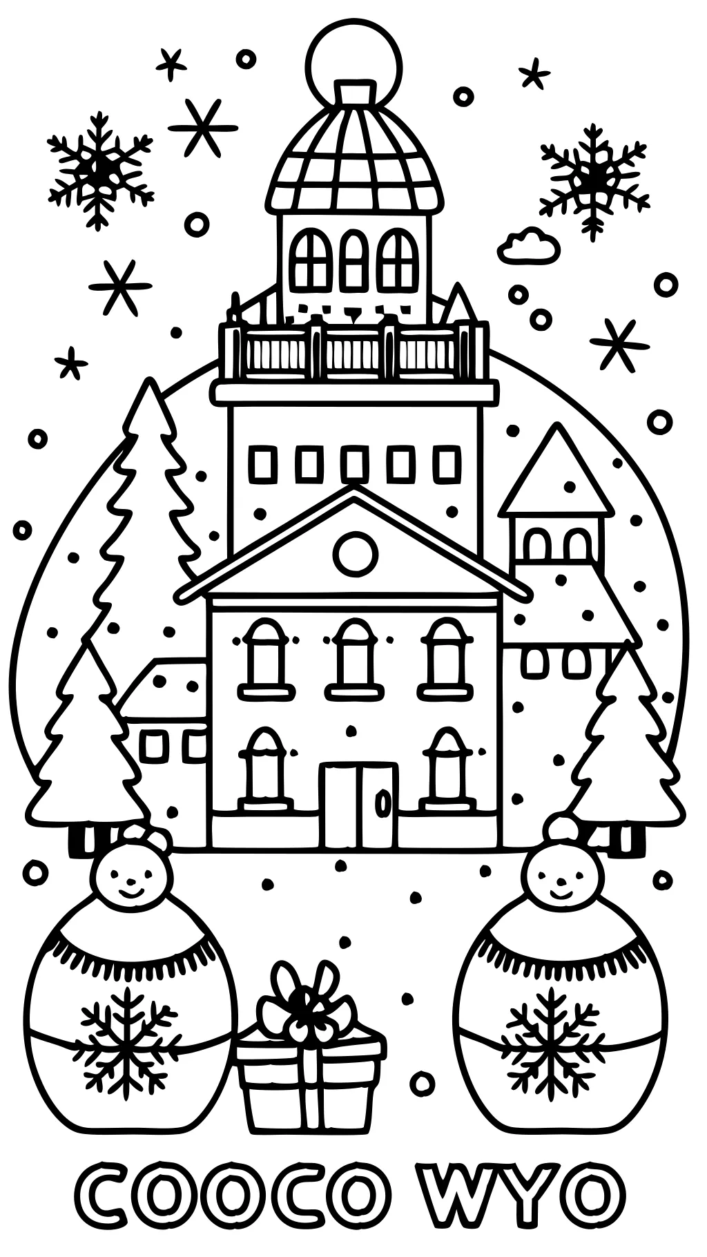 coco wyo coloring pages christmas